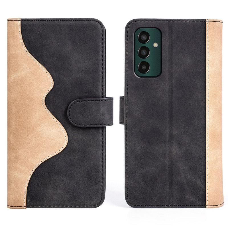 Flip Cover Samsung Galaxy M13 Wave Læder Stil