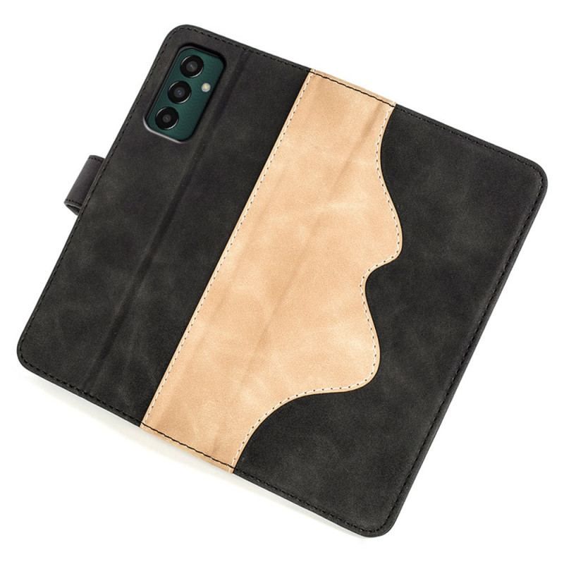 Flip Cover Samsung Galaxy M13 Wave Læder Stil