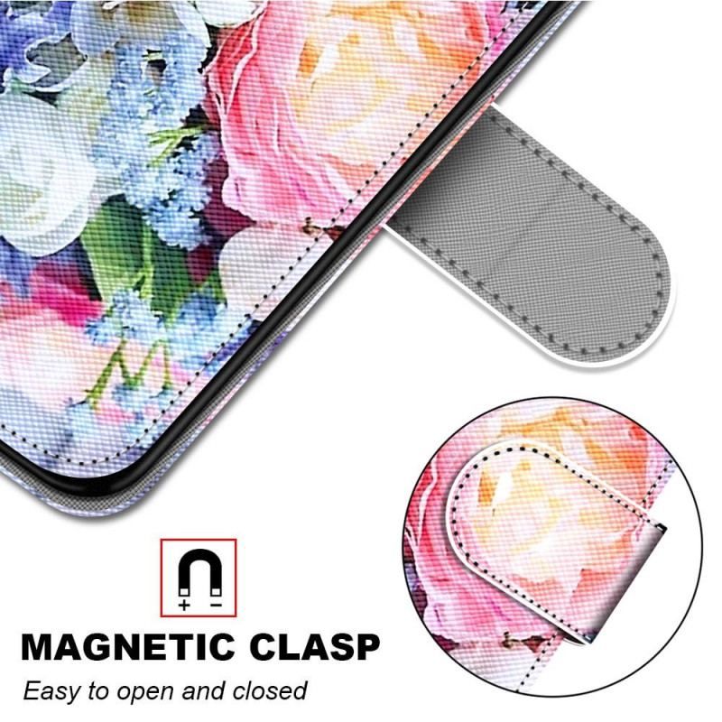 Flip Cover Samsung Galaxy M23 5G Blomster Vidunder