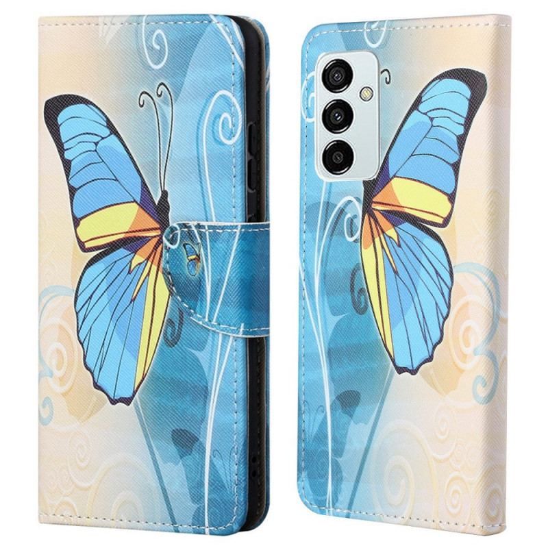 Flip Cover Samsung Galaxy M23 5G Kongelig Sommerfugl