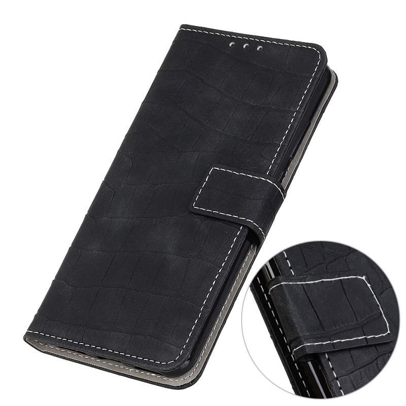 Flip Cover Samsung Galaxy M23 5G Krokodillehudstil