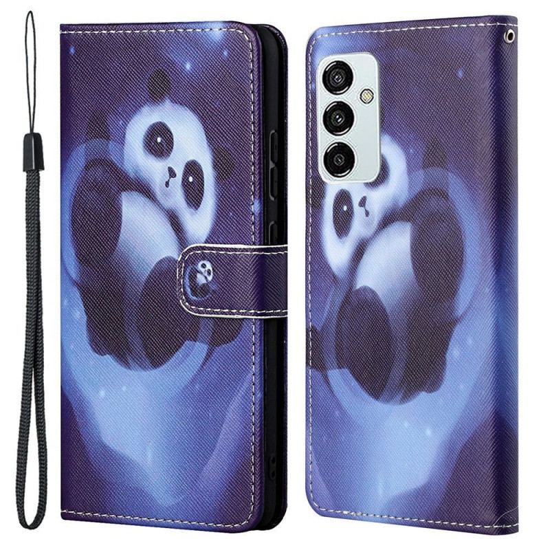 Flip Cover Samsung Galaxy M23 5G Med Snor Strappy Panda