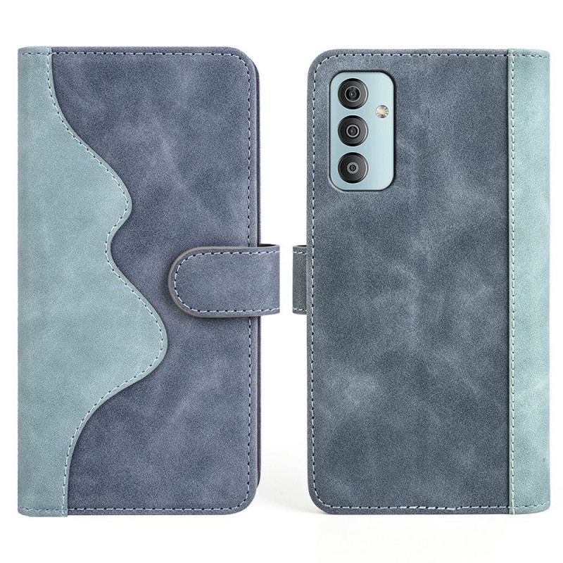 Flip Cover Samsung Galaxy M23 5G Tofarvet Kunstlæder