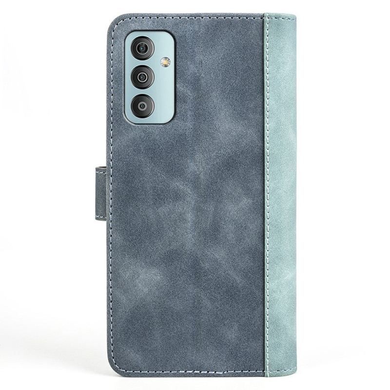 Flip Cover Samsung Galaxy M23 5G Tofarvet Kunstlæder