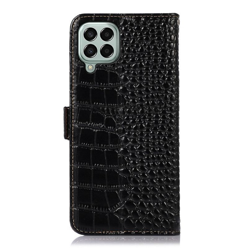 Flip Cover Samsung Galaxy M33 5G Crocodile Style Rfid