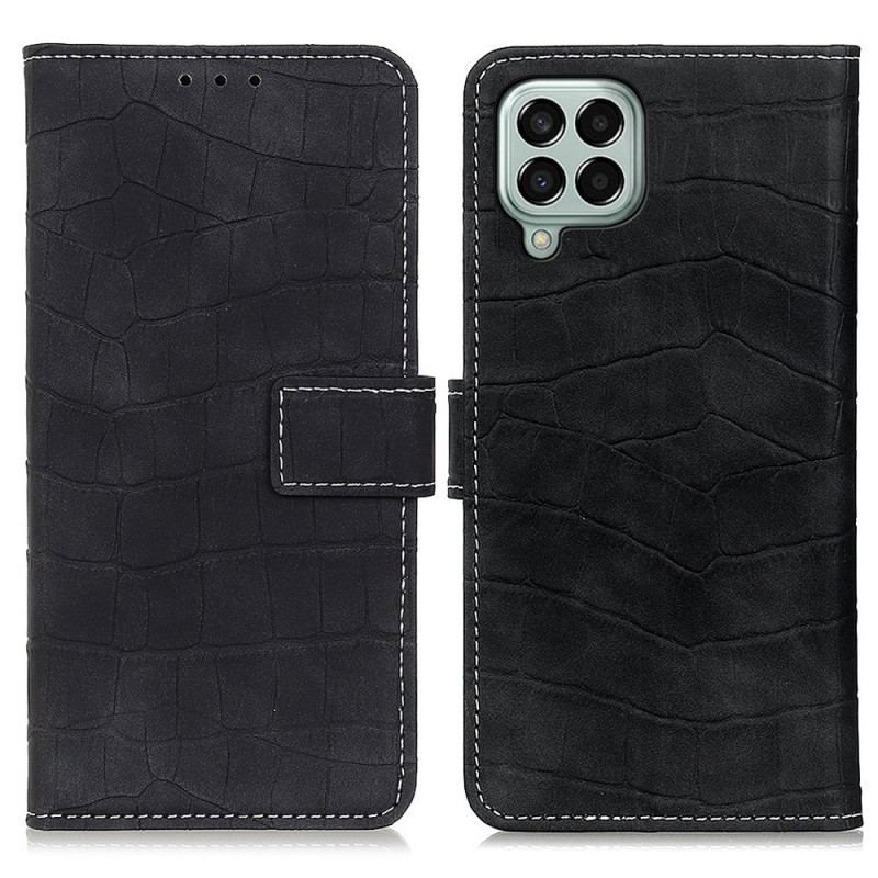 Flip Cover Samsung Galaxy M33 5G Krokodillehudseffekt