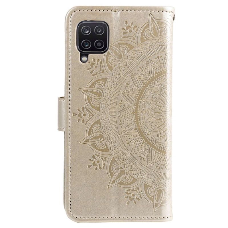 Flip Cover Samsung Galaxy M33 5G Med Snor Strappy Sun Mandala