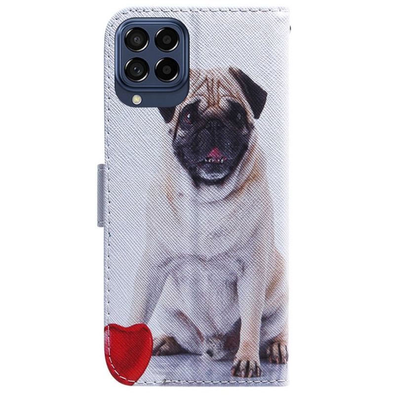 Flip Cover Samsung Galaxy M33 5G Mops Hund