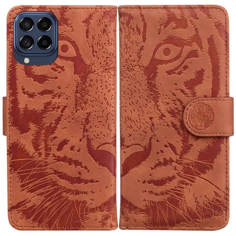 Flip Cover Samsung Galaxy M33 5G Tiger Print