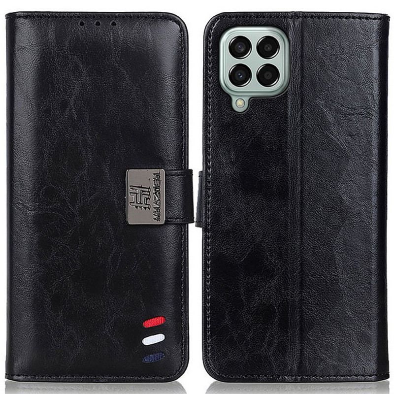 Flip Cover Samsung Galaxy M33 5G Trefarvet Sølvlås