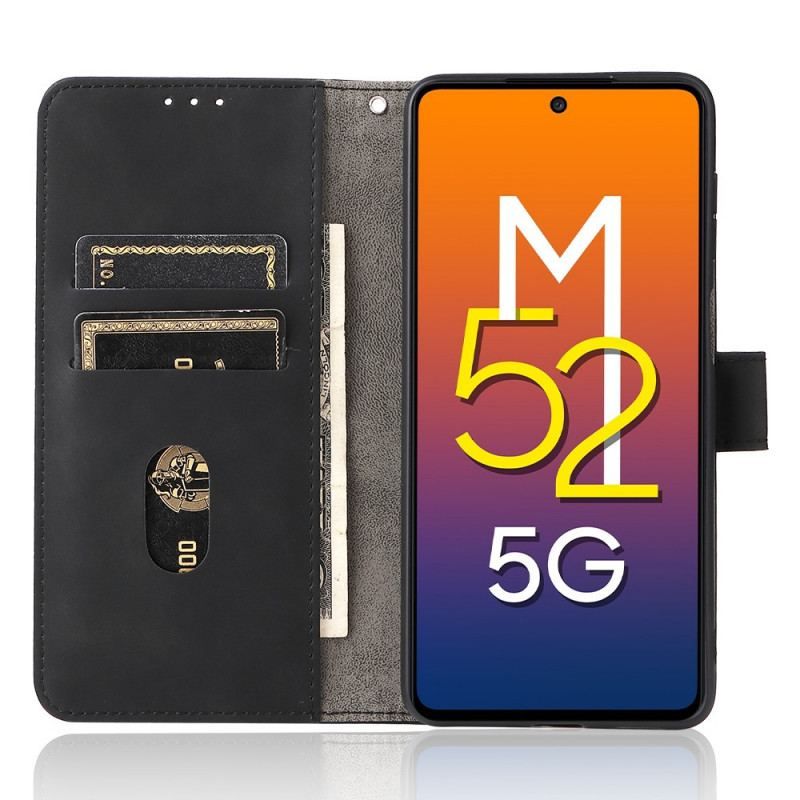 Flip Cover Samsung Galaxy M52 5G Afskærmet Læder