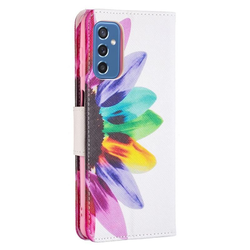 Flip Cover Samsung Galaxy M52 5G Blomst