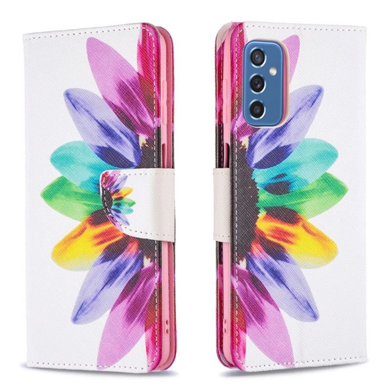 Flip Cover Samsung Galaxy M52 5G Blomst