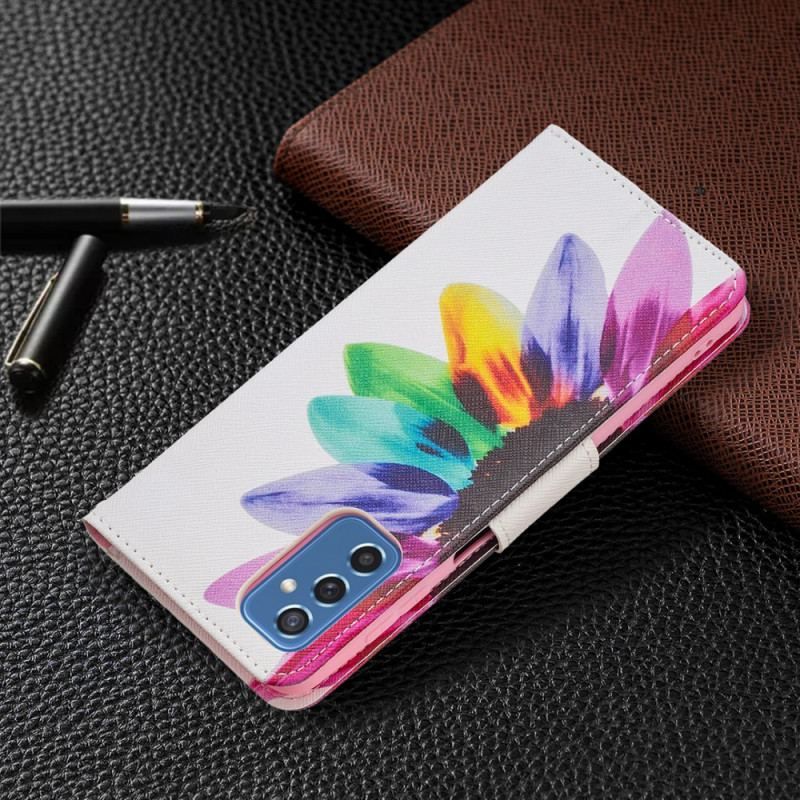 Flip Cover Samsung Galaxy M52 5G Blomst