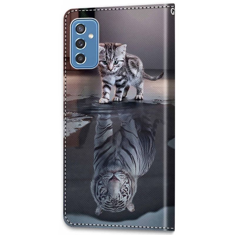 Flip Cover Samsung Galaxy M52 5G Cat Daydream