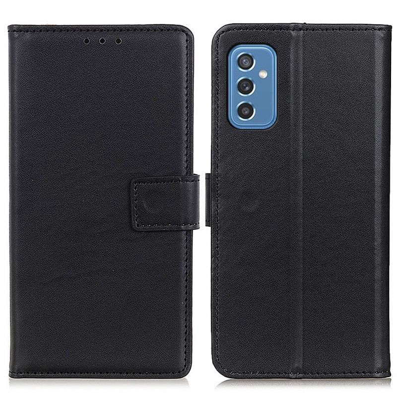 Flip Cover Samsung Galaxy M52 5G Enkel Lædereffekt