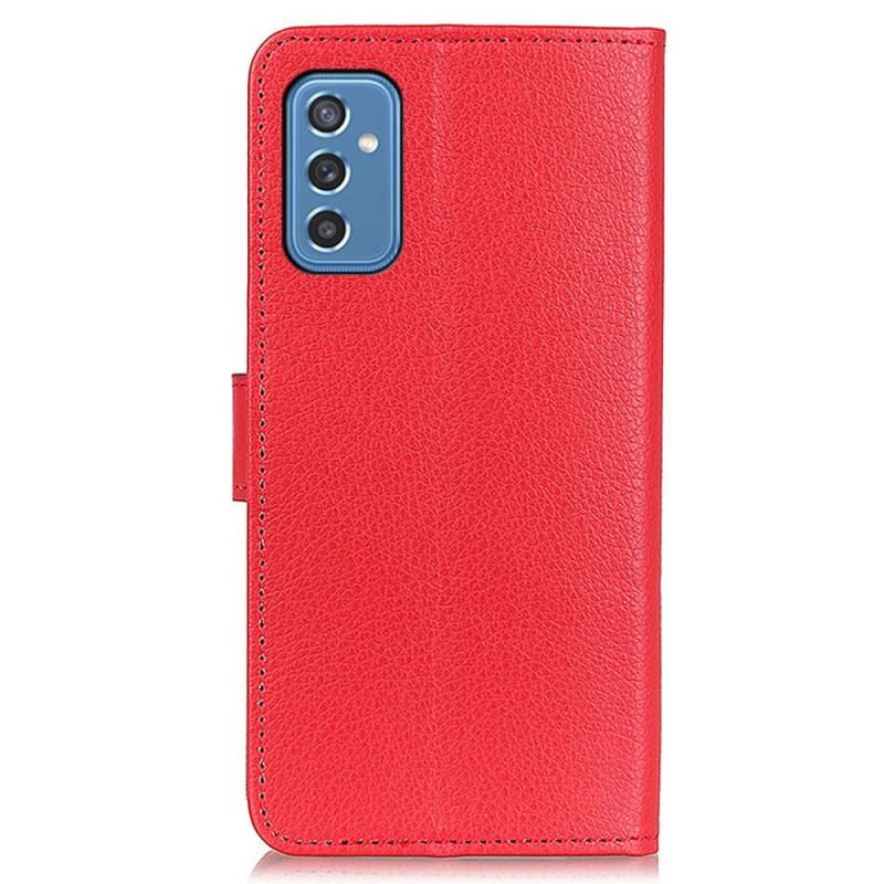 Flip Cover Samsung Galaxy M52 5G Litchi Tekstur