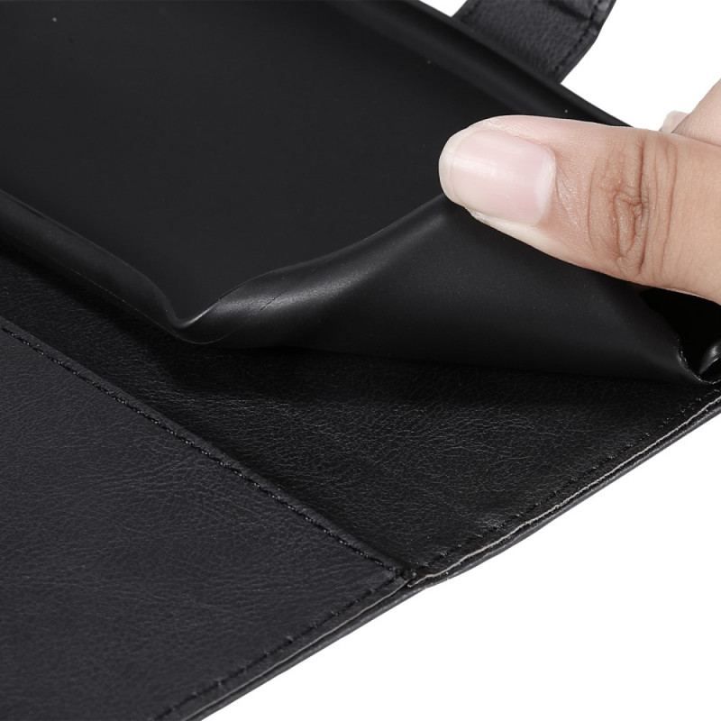 Flip Cover Samsung Galaxy M52 5G Med Snor Strappy Mat Læder