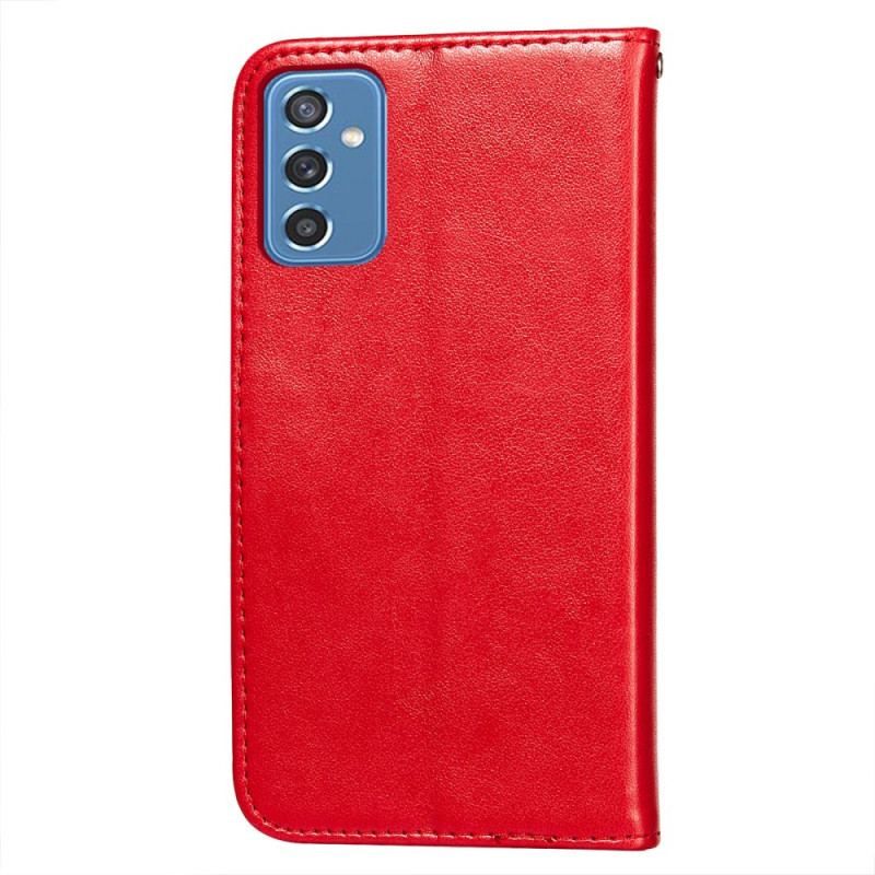 Flip Cover Samsung Galaxy M52 5G Tykt Læder