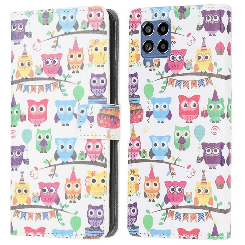 Flip Cover Samsung Galaxy M53 5G Band Af Ugler