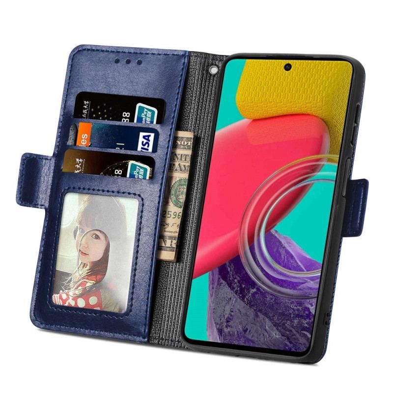 Flip Cover Samsung Galaxy M53 5G Cross Design