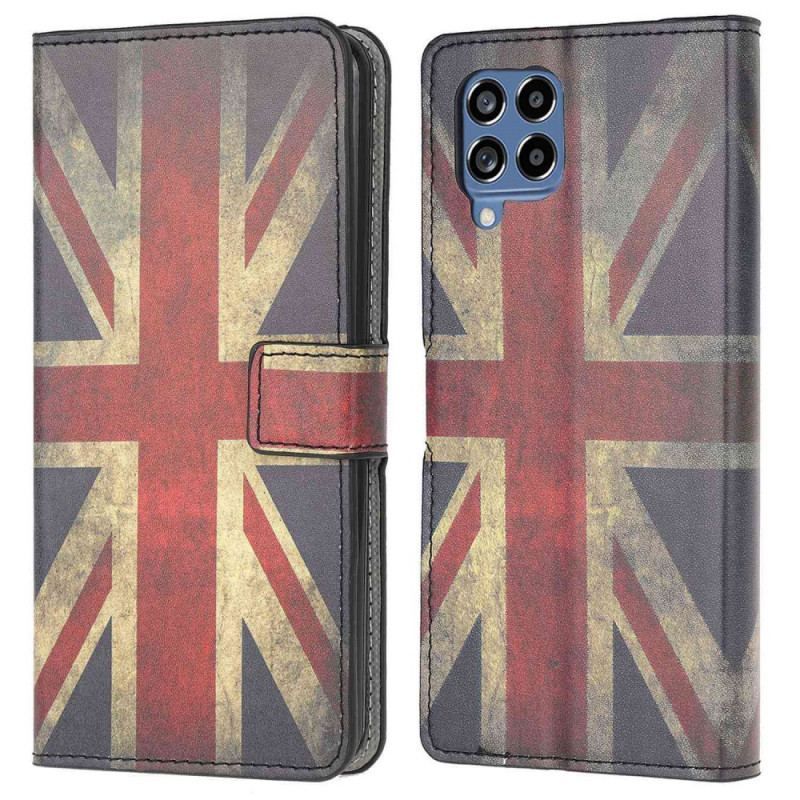 Flip Cover Samsung Galaxy M53 5G Engelsk Flag