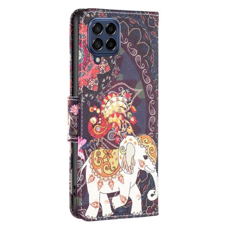 Flip Cover Samsung Galaxy M53 5G Indisk Elefant