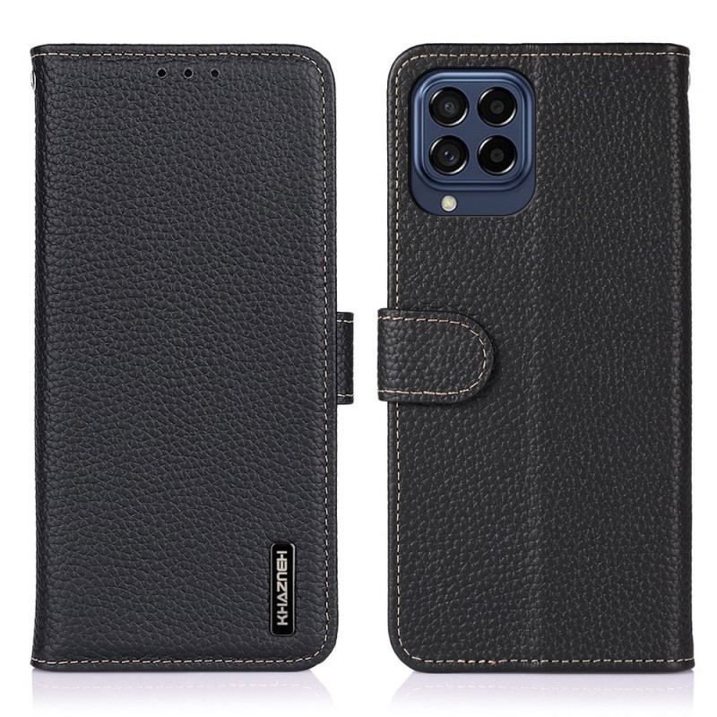 Flip Cover Samsung Galaxy M53 5G Khazneh Litchi Læder