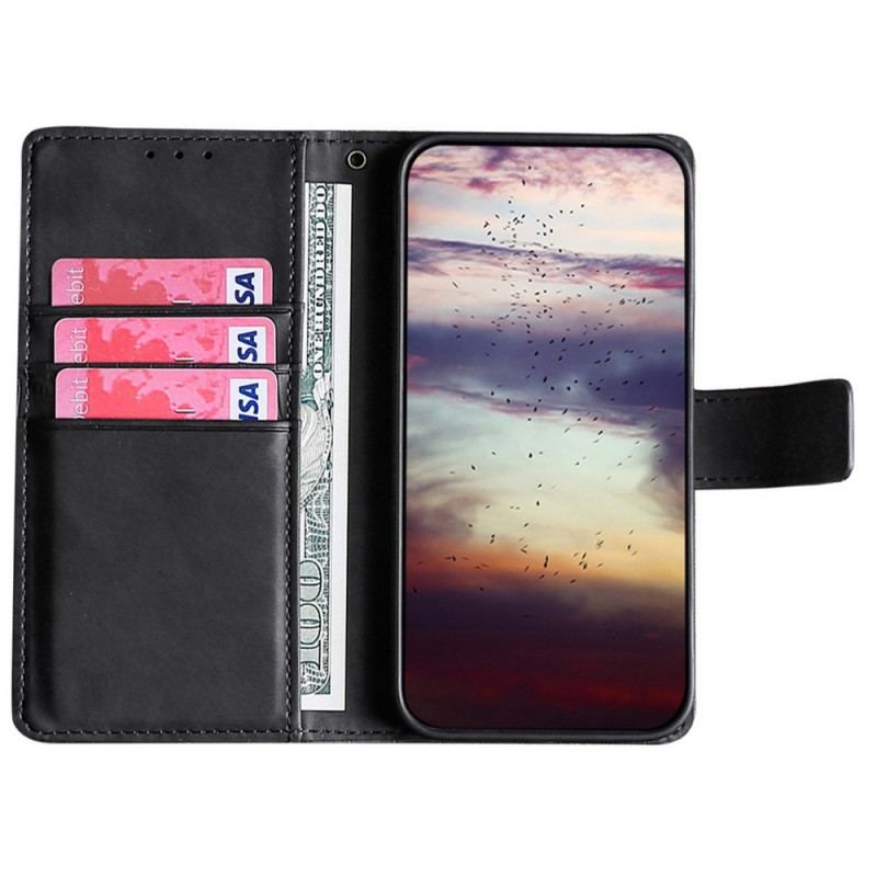 Flip Cover Samsung Galaxy M53 5G Krokodillehudstil