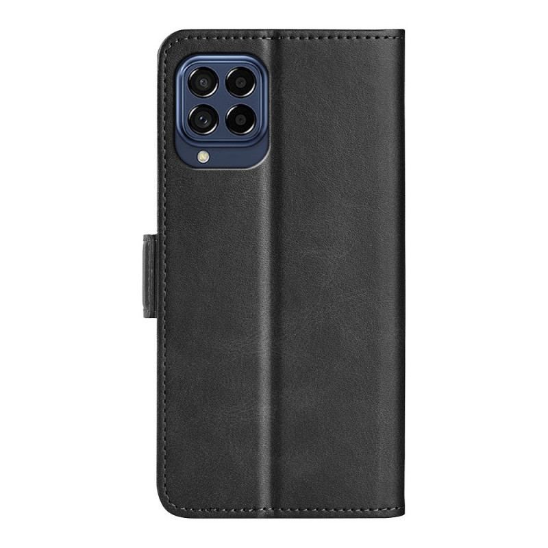 Flip Cover Samsung Galaxy M53 5G Læder Cover Dobbelt Klap