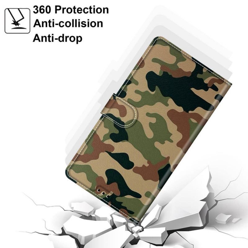 Flip Cover Samsung Galaxy M53 5G Med Snor Strappy Camo