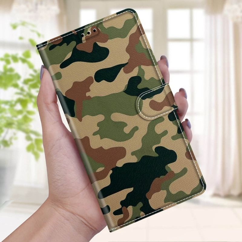 Flip Cover Samsung Galaxy M53 5G Med Snor Strappy Camo