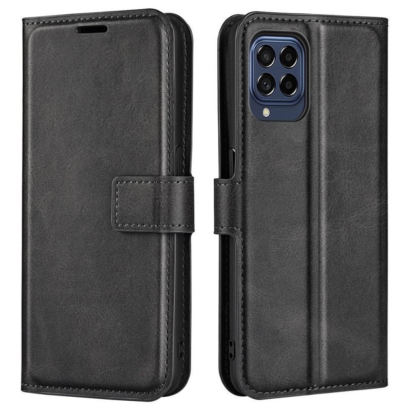 Flip Cover Samsung Galaxy M53 5G Slank Ekstrem Lædereffekt