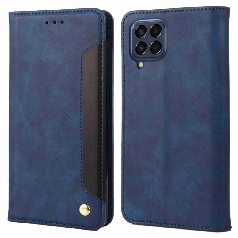 Flip Cover Samsung Galaxy M53 5G Tofarvet Elegance