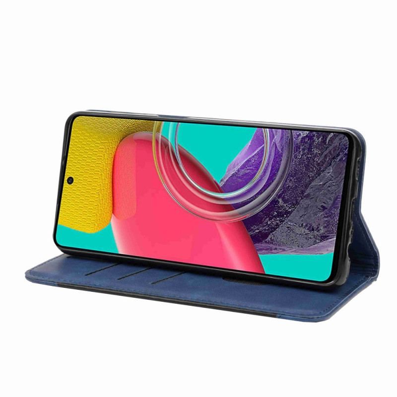 Flip Cover Samsung Galaxy M53 5G Tofarvet Elegance