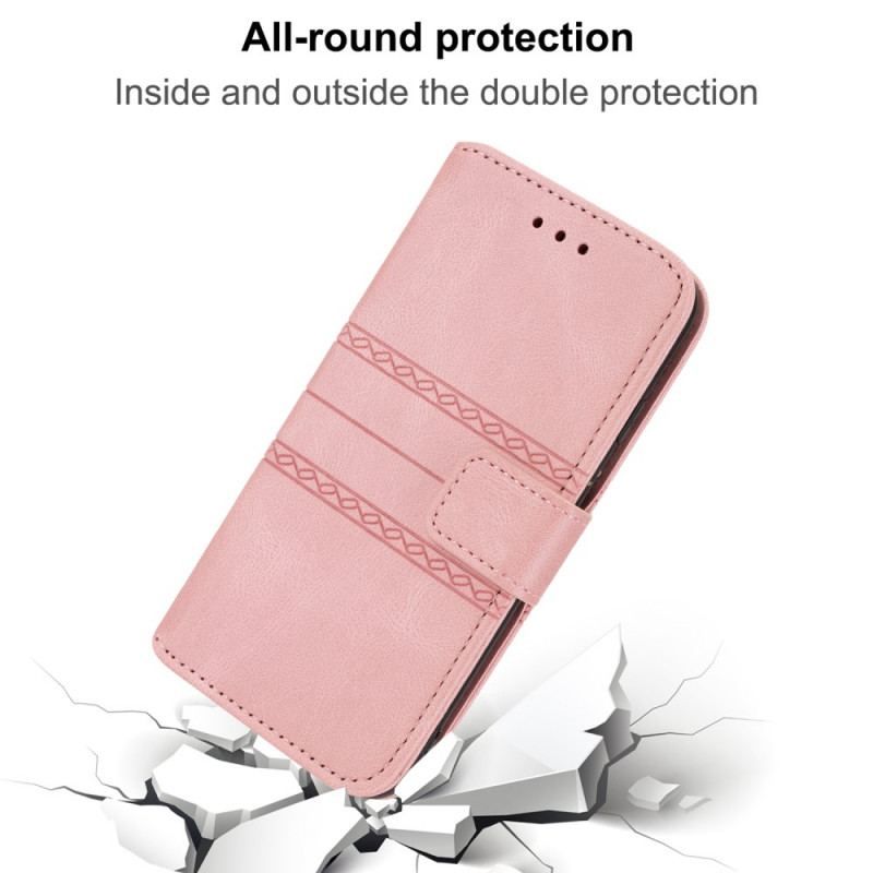 Flip Cover Samsung Galaxy S22 5G Blondesømme