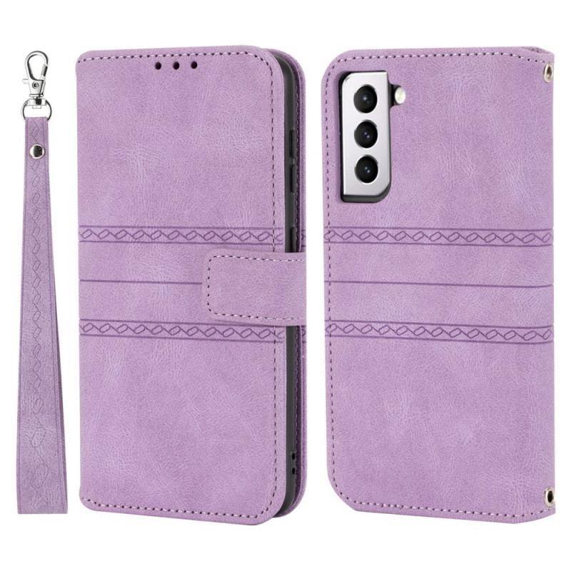 Flip Cover Samsung Galaxy S22 5G Blondesømme