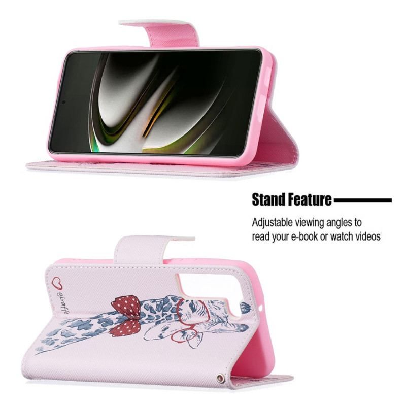 Flip Cover Samsung Galaxy S22 5G Brainy Giraf