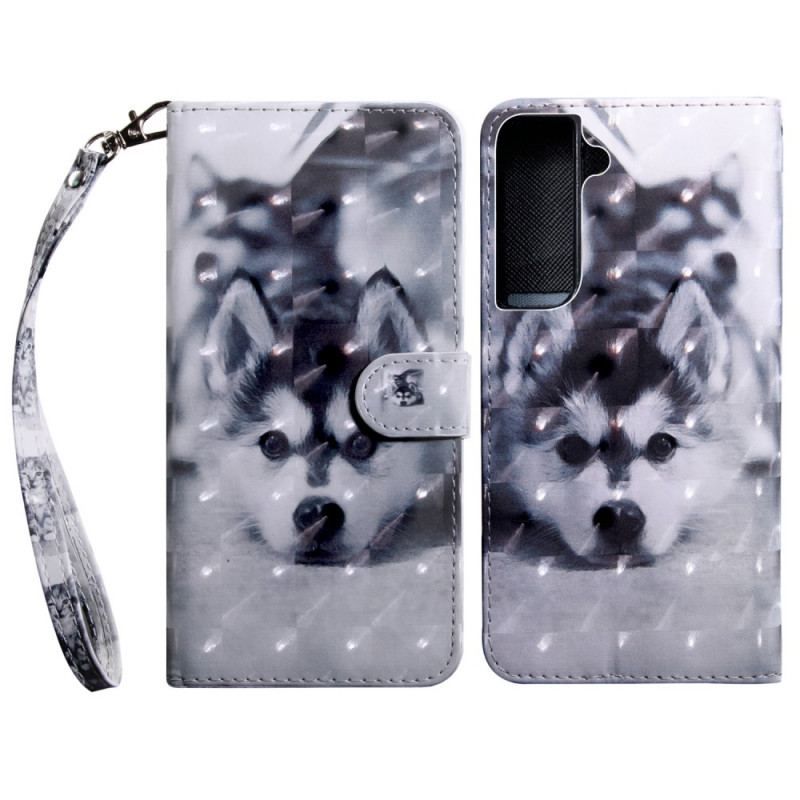 Flip Cover Samsung Galaxy S22 5G Hunden Gustav