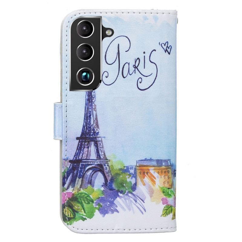 Flip Cover Samsung Galaxy S22 5G Maleri Paris