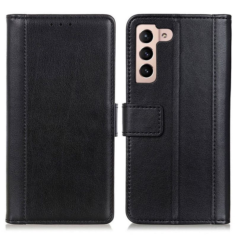 Flip Cover Samsung Galaxy S22 5G Stil Læder Elegance