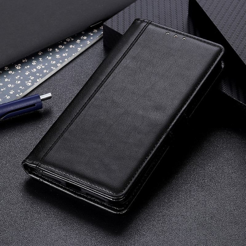 Flip Cover Samsung Galaxy S22 5G Stil Læder Elegance