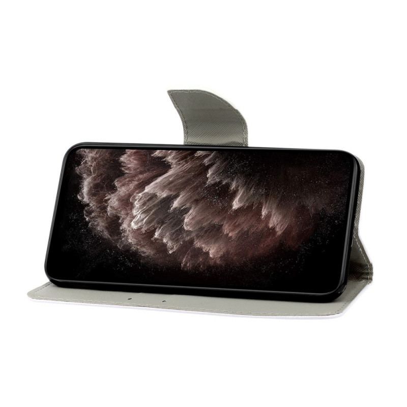 Flip Cover Samsung Galaxy S22 Plus 5G Farverigt Gobelinmønster