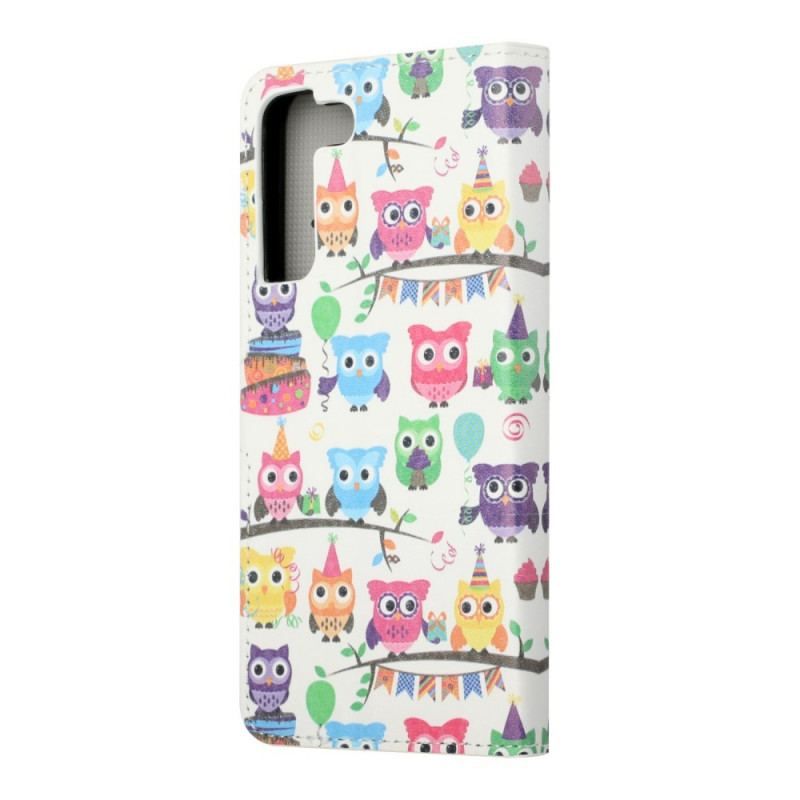 Flip Cover Samsung Galaxy S22 Plus 5G Flere Ugler