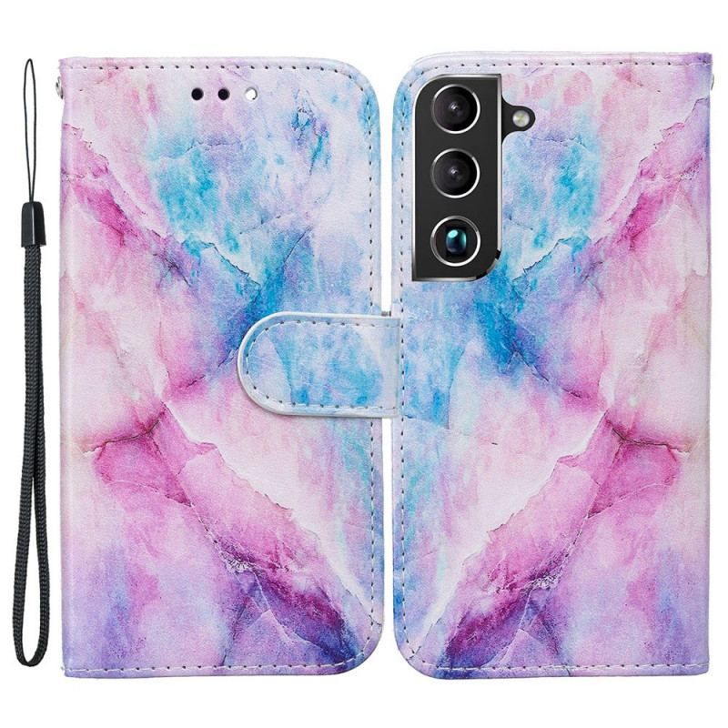 Flip Cover Samsung Galaxy S22 Plus 5G Intens Marmor