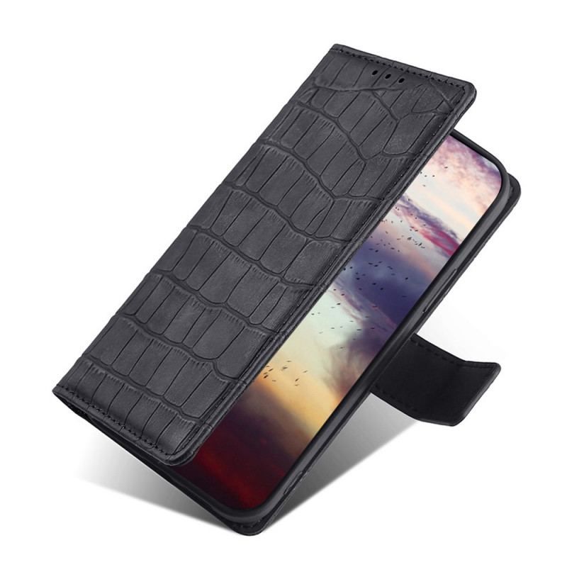 Flip Cover Samsung Galaxy S22 Plus 5G Krokodillehudseffekt