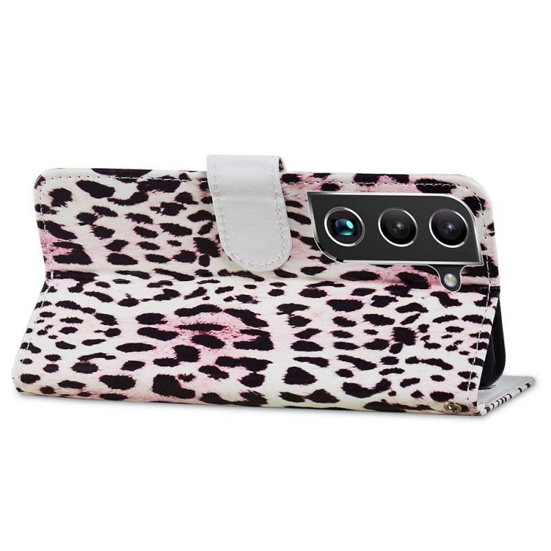 Flip Cover Samsung Galaxy S22 Plus 5G Leopard Print