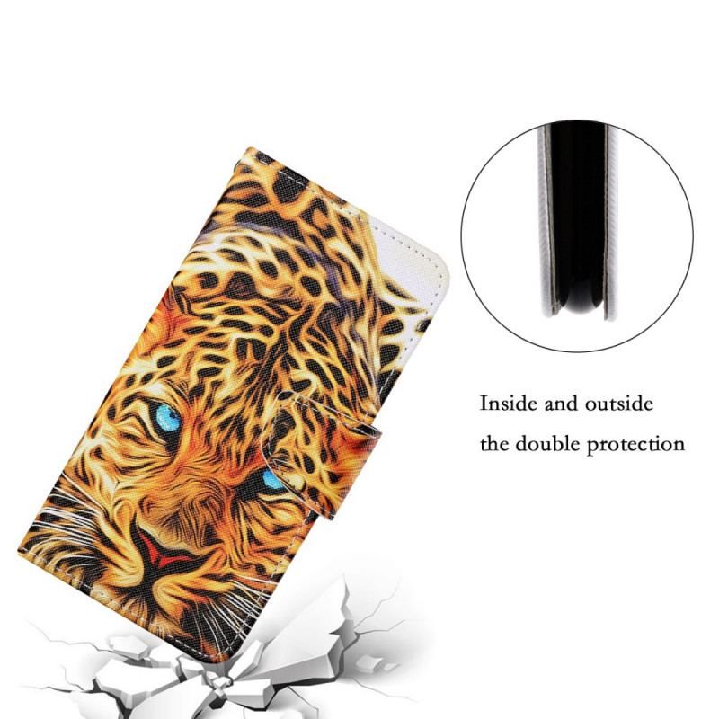 Flip Cover Samsung Galaxy S22 Plus 5G Tiger Med Snor