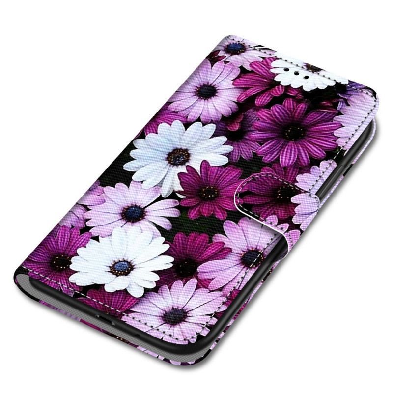 Flip Cover Samsung Galaxy S22 Ultra 5G Blomster Vidunder