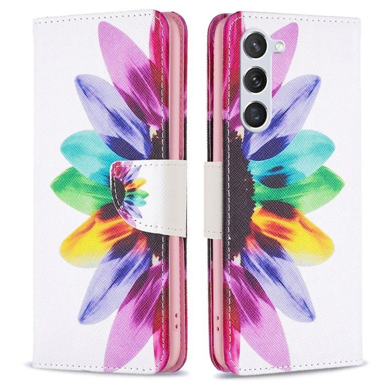 Flip Cover Samsung Galaxy S23 5G En Blomst